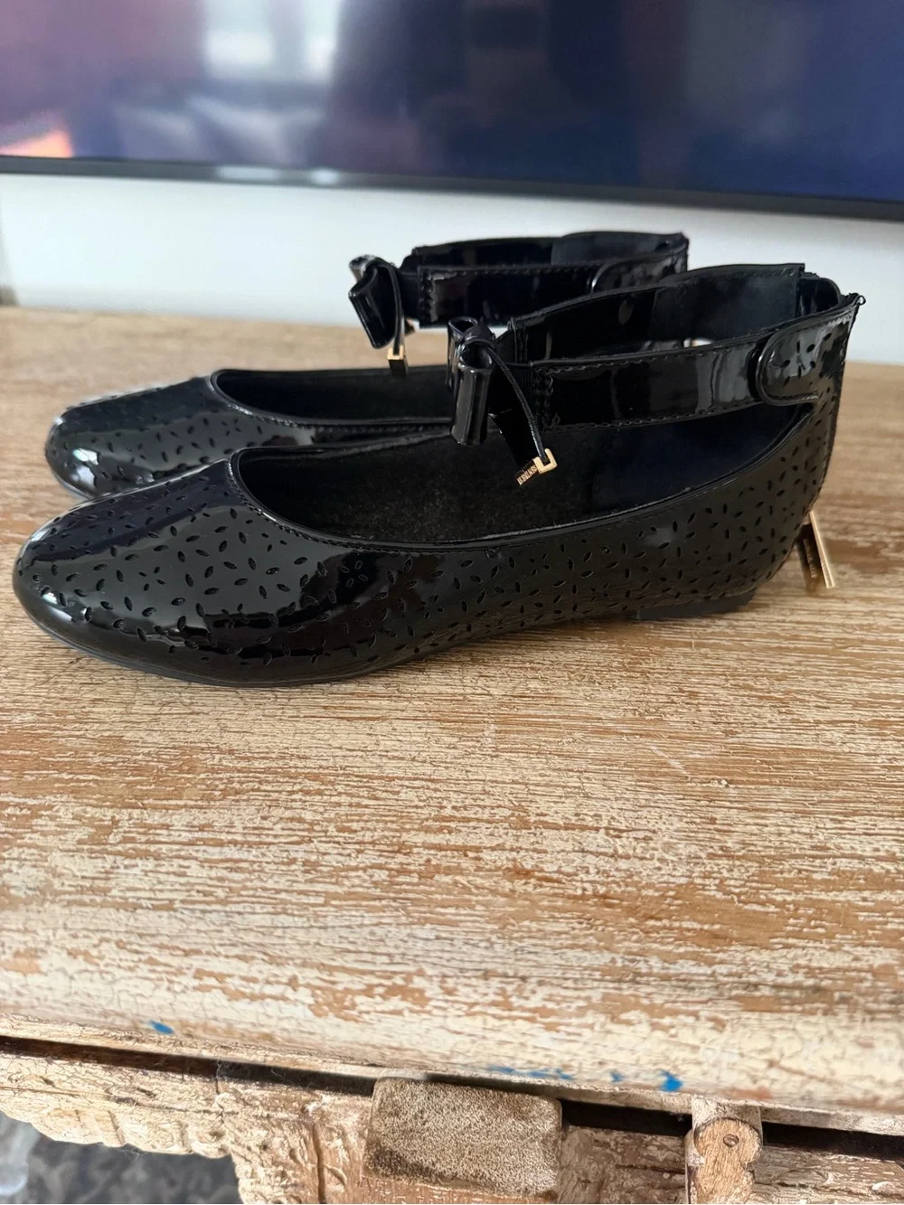 Michael Kors shiny patent